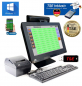 Gastronomie Kassensystem Restaurant All in One HP-RP7800 Touchscreen  ink. Kassensoftware und Bondrucker Kasse Computerkasse KassenSichV / TSE Konform Windows 10