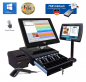 Wincor Nixdorf Touchscreen-15'' (Zoll) Kassensystem Einzelhandel Kisok Laden Sptshop Supermarkt mit Moderne Multimedia-Kundendisplay Win 10