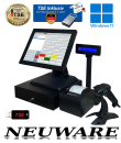 TSE Konforme ALL IN ONE 15'' Kassensystem Touchkasse fr Einzelhandel Imbiss Dnnerladen Kiosk NEU.OVP KassenSichV / GOBD Windows 11