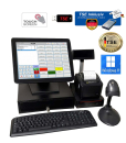 12 Zoll TSE Kassensystem fr Einzelhandel Komplett + TSE Modul inkl Zertifikat Kiosk Sptshop Laden Windows 11 Neuwertig