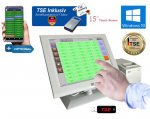 15 Zoll Elektronische Kassensystem fr Gastronomie inkl. Software mit TSE Modul + Zertifikat Windows 10
