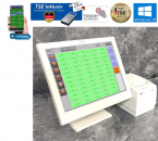 Gesetzkonforme 15 Zoll Kasse Touchscreen Kassensystem Gastro Restaurant + TSE Stick inkl Zertifikat