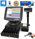 15 Zoll Einzehandel Handel Kiosk Kassensystem Fiskal Konform KassenSichV / TSE 2024 Finanzamt Konform + TSE Stick inkl. Zertifikat PosProm Windows 10