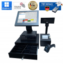 12" IBM Einzelhandel TSE Kasse PosProm Touchscreen Kassensystem KIOSK SPSHOP LADEN +TSE Stickinkl Zertifikat Windows 11