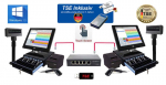 Netzwerk Einzelhandel Kasse Touchscreen Kassensystem 15 Zoll Gesetzkonform mit TSE Stick inkl Zertifikat Windows 10