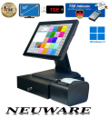 ALL IN ONE 15'' Kassensystem fr Einzelhandel Computerkasse Kosmetikstudio Friseur Salon NEU.OVP KassenSichV / TSE 2025 Konform Windows 11