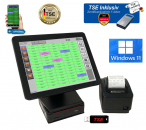 15 Zoll Professionelle Gesetzkonforme Elektronische Kassensystem Touchscreen Kasse fr Gastronomie und Restaurant mit TSE Modul inkl Zertifikat Windows 11