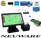 Gastronomie Kassensystem TSE mit 15,6 zoll Touchscreen-Kasse inkl Handheld WLAN NEUWARE