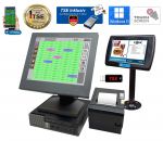 Touchscreen - Kasse mit TSE fr Gastronomie und Restaurant Cafe Win 11 Posprom Promax